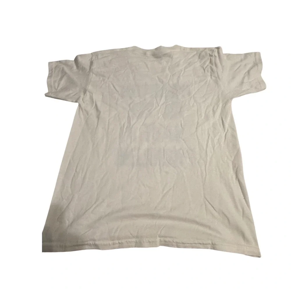 NASA Houston We Have A Problem Youth Small White Graphic T-Shirt‎ NEW